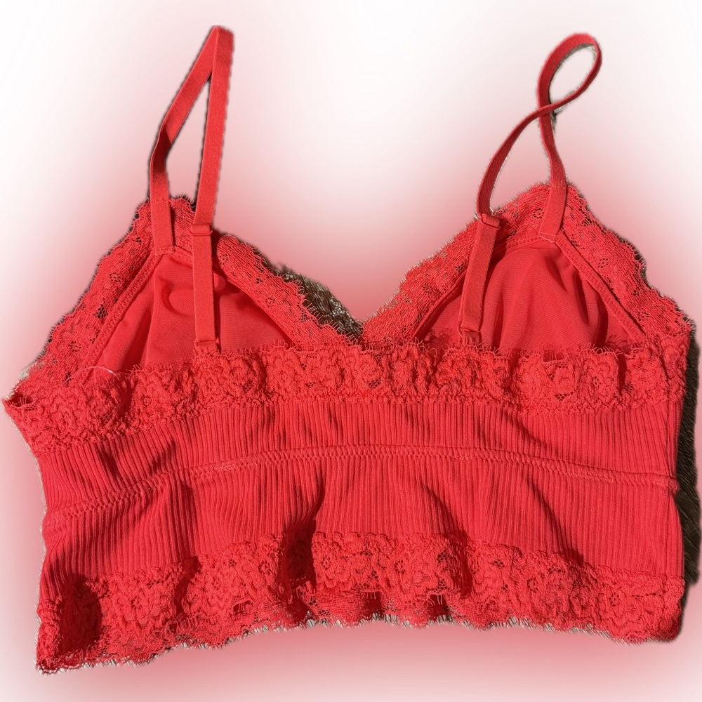 aerie Longline Eyelash Trim Bralette - Picture 7 of 8
